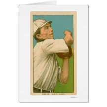 Home Run Baker Baseball 1909 Greeting Card