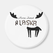 Home Sweet Alaska Magnet