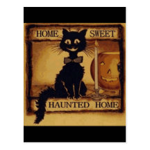 Home Sweet Haunted Home Postcards