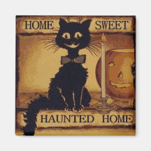 Home Sweet Haunted Home Refrigerator Magnet