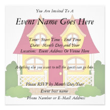 Home Sweet Home - Daytime Invitation