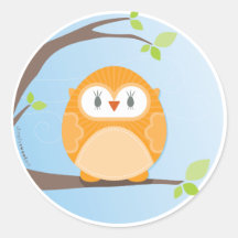 HOME SWEET HOME :: Owl in a tree 4 Sticker