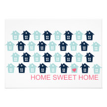 home sweet home personalized announcements