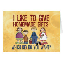 Homemade Gifts Greeting Card