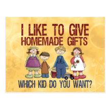 Homemade Gifts Postcards