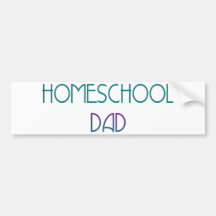 Homeschool Dad Bumper Sticker