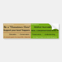 Hometown Hero Bumper Sticker