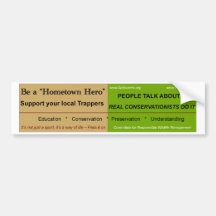 Hometown Hero Bumper Sticker