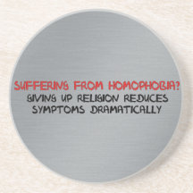 Homophobia Cure Drink Coasters
