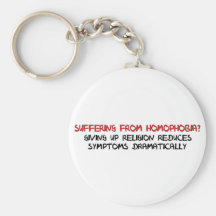 Homophobia Cure Key Chain