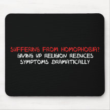 Homophobia Cure Mousepad