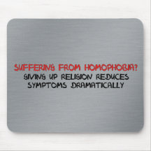 Homophobia Cure Mousepads