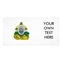 Honduras Coat of Arms Personalized Photo Card