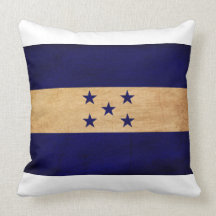 Honduras Flag Throw Pillows