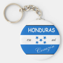 Honduras Llavero Keyring Key Chains