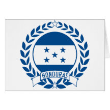 Honduras Wreath Greeting Cards