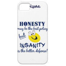 Honesty vs. Insanity custom iPhone 5 Case-Mate