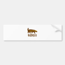 honey badger badass bumper stickers