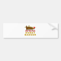 Honey Badger Bumper Sticker