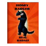 Honey Badger -custom text- Postcard
