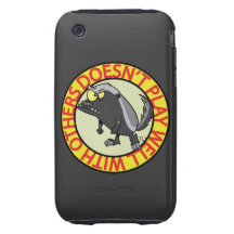 HONEY BADGER doesnt play well with others iPhone 3 Tough Case