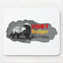 Honey Badger don't care 2012 new Mousemats