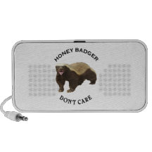 Honey Badger Don't Care Internet Memes Gifts Speaker System