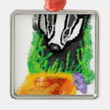 Honey Badger Ornament