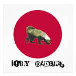 Honey Badger Theme Party Invitation