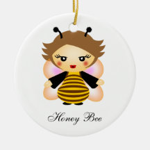 Honey Bee Christmas Ornament