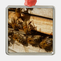 Honey Bees Christmas Ornaments