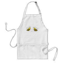 Honey Bees with Heart Aprons