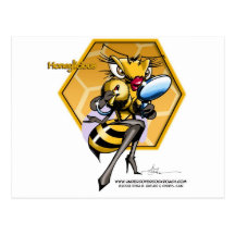 HONEYLICIOUS Honeycomb Postcard