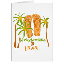 Honeymooning in Hawaii Greeting Card