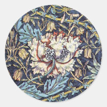 Honeysuckle Flower by William Morris Sticker