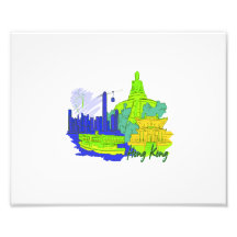 hong kong  green city image.png photo art