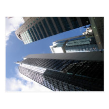 Hong Kong skyline Post Card