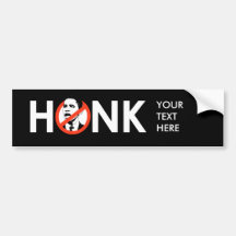 HONK IF YOU HATE OBAMA BUMPERSTICKER BUMPER STICKERS