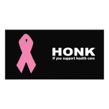 Honk if you support health care photo card