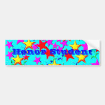 Honoe Student Reward Sticker Bumper Sticker