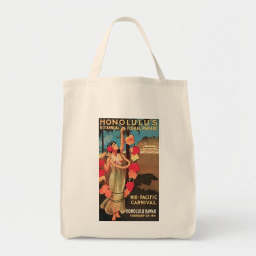 Honolulu, Hawaii 6th Annual Floral Parade 1911 Tote Bag