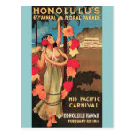 Honolulu, Hawaii 6th Annual Floral Parade 1911 Post Card