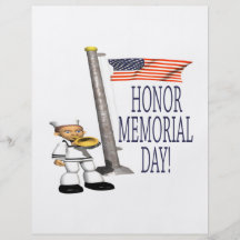 Honour Memorial Day Custom Flyer