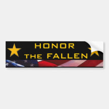 "Honour the Fallen" Bumper Stickers