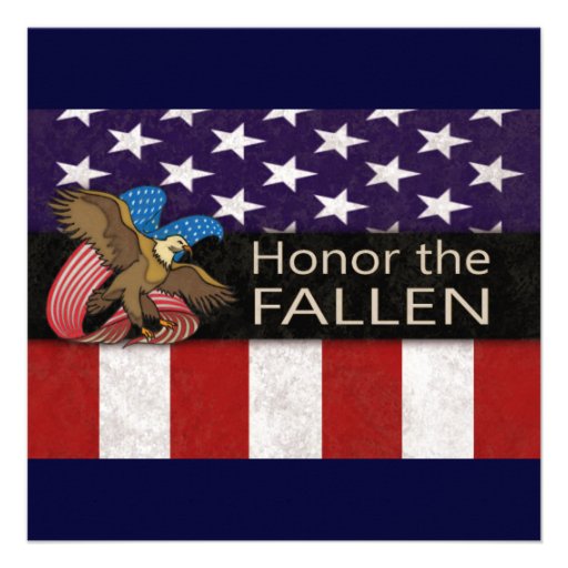 Honour the Fallen Military Personalized Invitations