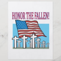 Honour The Fallen Personalized Flyer