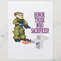Honour Those Who Sacrificed Flyers
