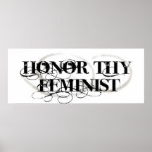 Honour Thy Feminist Poster