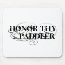 Honour Thy Paddler Mousepads