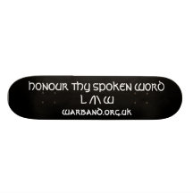 HONOUR THY SPOKEN WORD /|\ SKATE DECKS